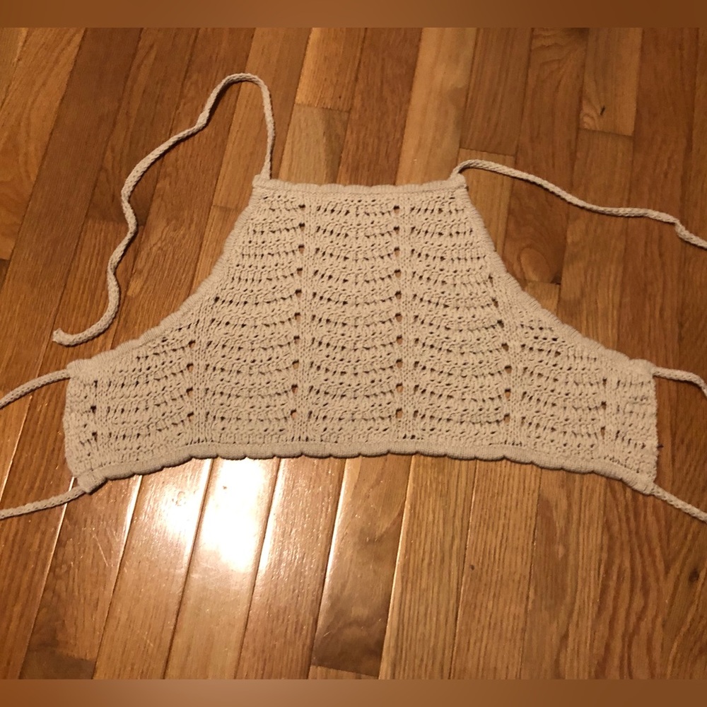 knit/crochet tie top